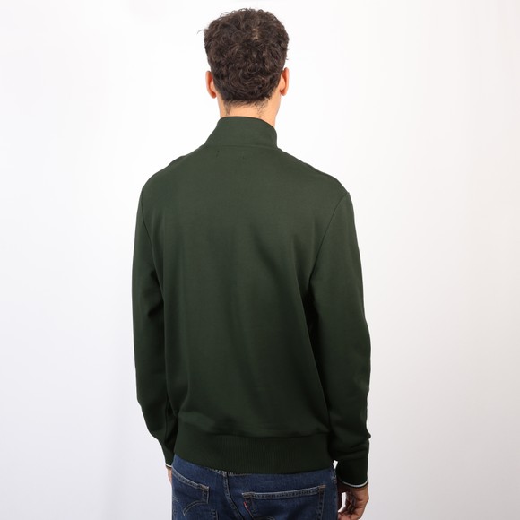 Fred Perry Mens Green 1/2 Zip Sweatshirt #4