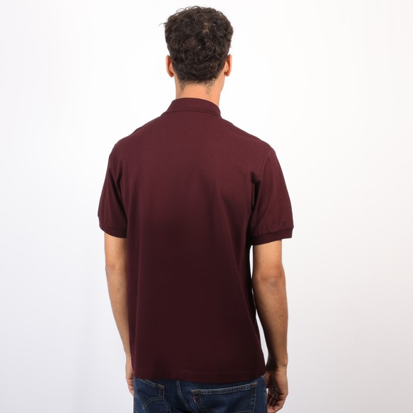 Lacoste Mens Red Embroidered Petit Pique Polo #4