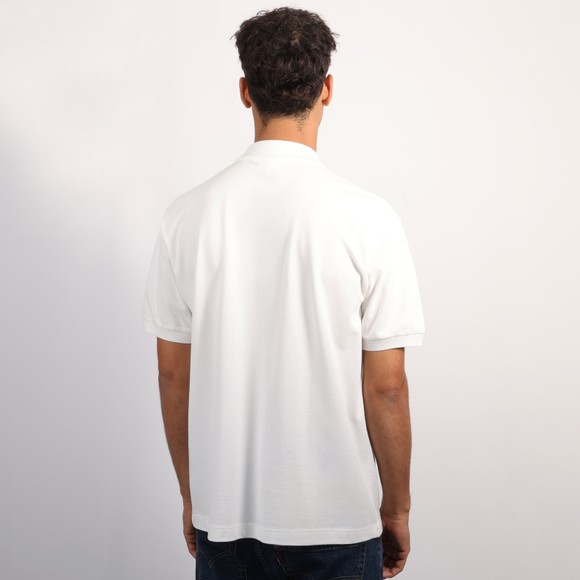Lacoste Mens Off-White Embroidered Petit Pique Polo #4