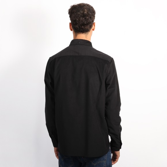 Fred Perry Mens Black Needle Cord Shirt #4