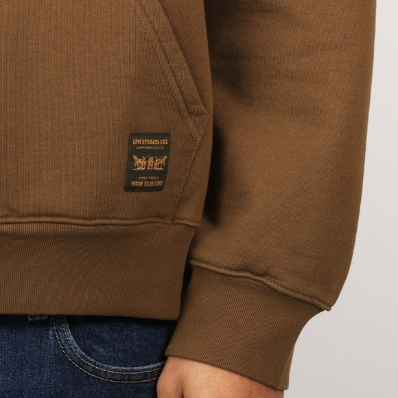 Levi's ® Mens Brown Workwear Overhead Hoodie #3