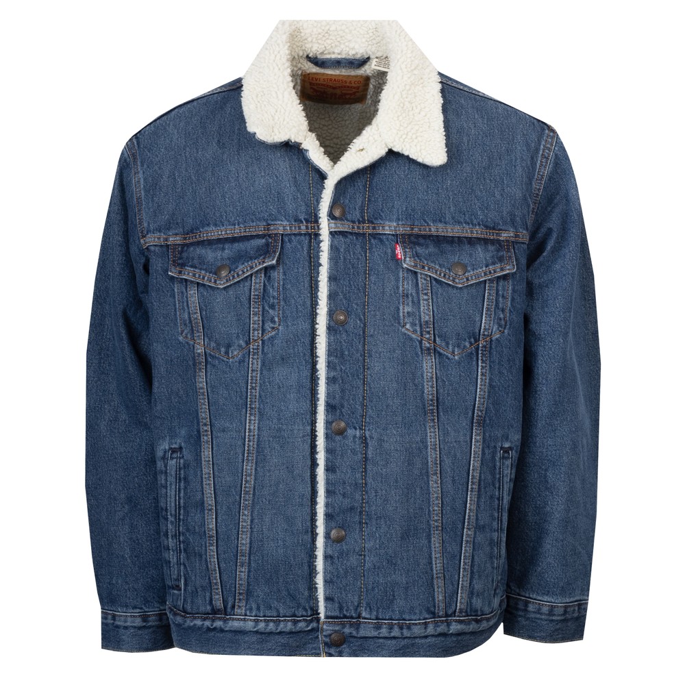 Relaxed Sherpa Trucker Jacket