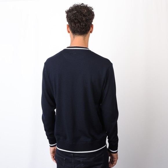 Paul & Shark Mens Blue  Knitted Wool Roundneck Sweater #3