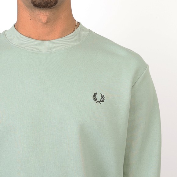 Fred Perry Mens Blue Crew Neck Sweatshirt #3