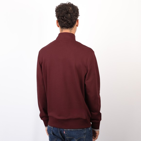 Fred Perry Mens Purple 1/2 Zip Sweatshirt #4