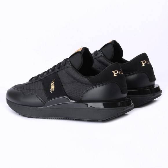 Polo Ralph Lauren Mens Black Train 89 Trainer #3