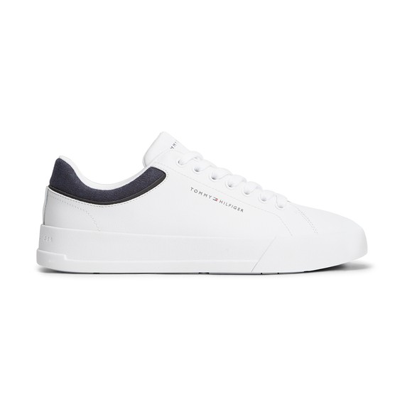 Tommy Hilfiger Mens White Court Core Trainer main image