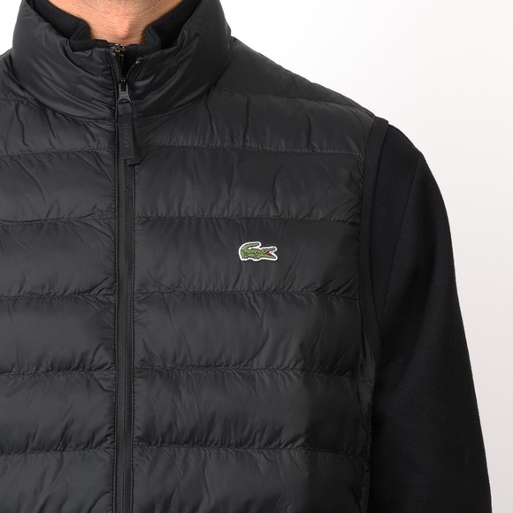 Lacoste Mens Black Water-Repellant Puffed Gilet #3