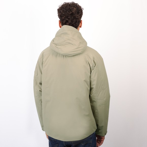 C.P. Company Mens Beige Pro Tek Prima Loft Silver Hooded Jacket #4
