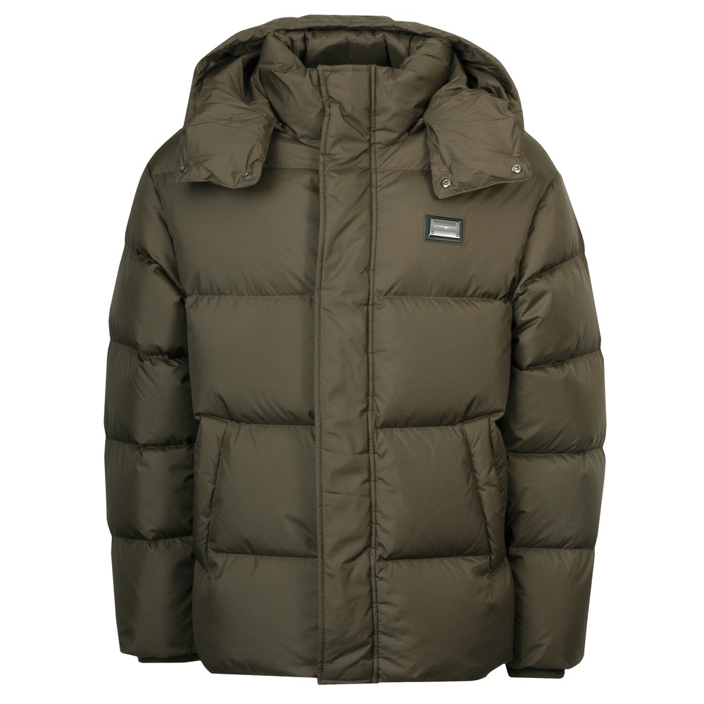 Metal Plaque Down Jacket