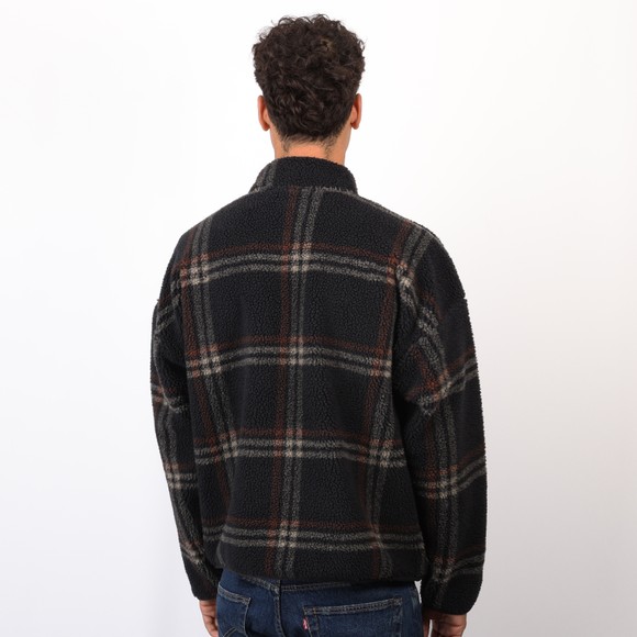 Levi's ® Mens Brown Nolan Sherpa Full Zip Sweatshirt #4