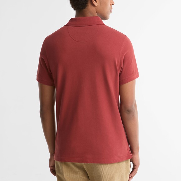 Barbour Lifestyle Mens Gold Tartan Pique Polo #3