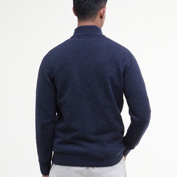 Barbour Lifestyle Mens Blue Tisbury Half Zip Jumper #4