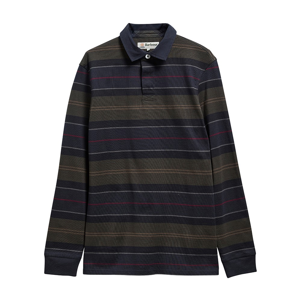 Frith Tartan Stripe Rugby Shirt