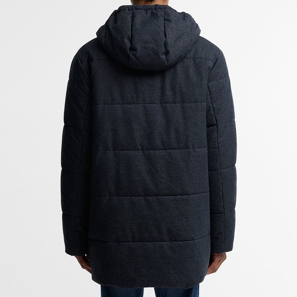 Barbour Lifestyle Mens Blue Winter Bedale Puffer Jacket #4