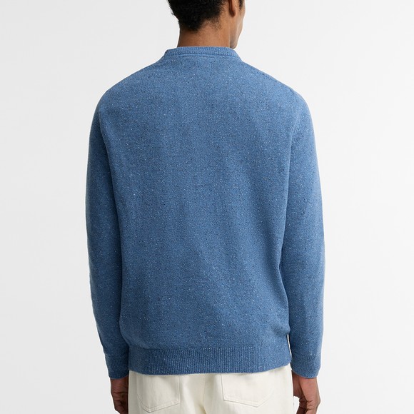 Barbour Lifestyle Mens Blue Tisbury Crew Jumper #4