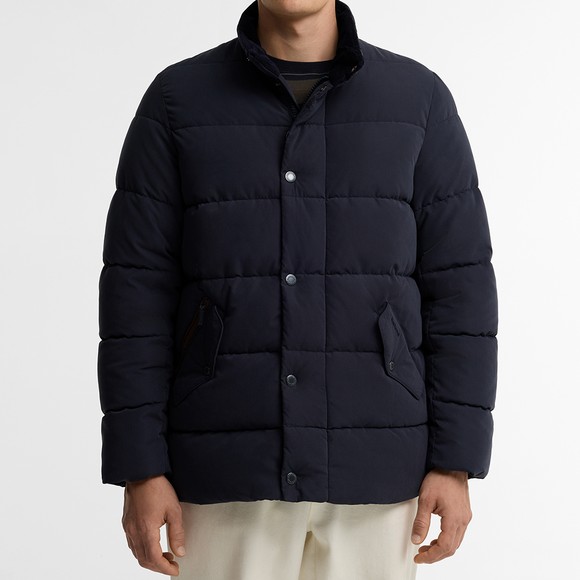 Barbour Lifestyle Mens Blue Powell Puffer Jacket #3
