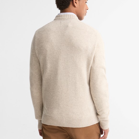 Barbour Lifestyle Mens Grey Newtown Crew Jumper #3