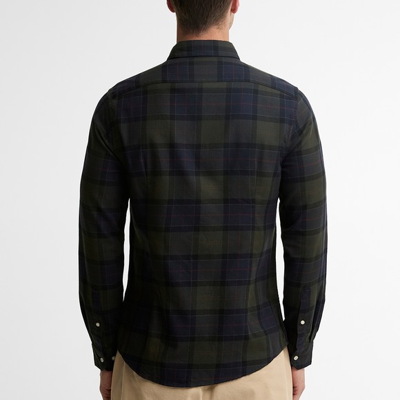 Barbour Lifestyle Mens Green Fortrose Shirt #4