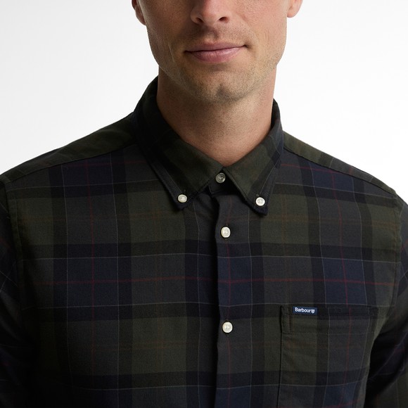 Barbour Lifestyle Mens Green Fortrose Shirt #3