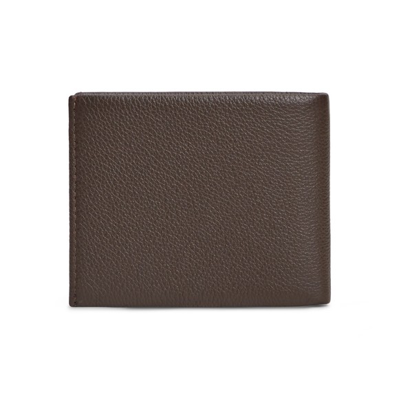 Tommy Hilfiger Mens Brown Corporate Leather CC Bifold Wallet main image