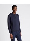 Remus Mens Blue Polo Neck Knitted Jumper
