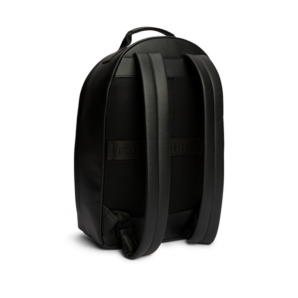 Tommy Hilfiger Mens Black Modern Monogram Backpack main image