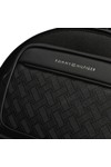 Tommy Hilfiger Mens Black Modern Monogram Backpack