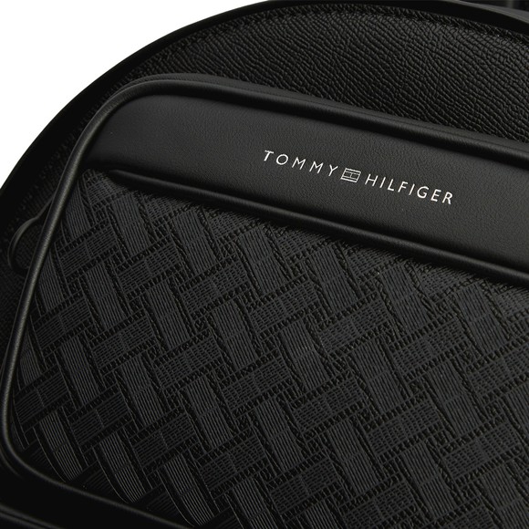 Tommy Hilfiger Mens Black Modern Monogram Backpack main image
