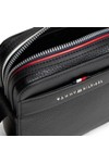 Tommy Hilfiger Mens Black Central Mini Reporter Bag