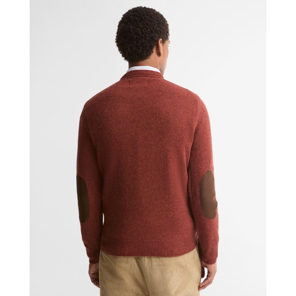 Barbour Lifestyle Mens Gold Patch Crew Jumper #4