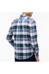 Tommy Hilfiger Mens Green Hero Flannel Tartan Check Shirt