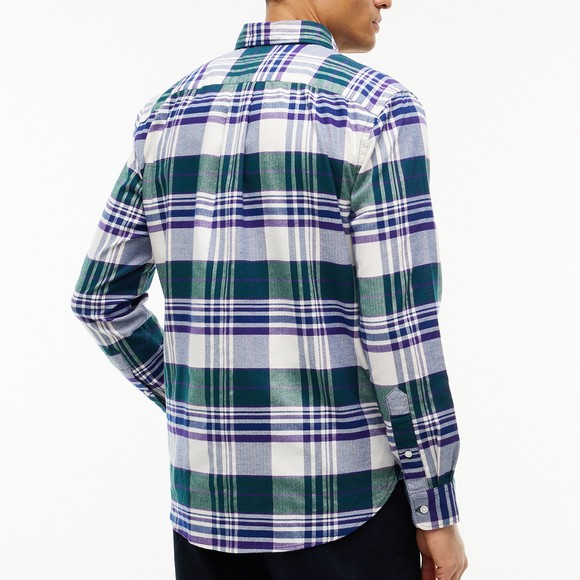 Tommy Hilfiger Mens Green Hero Flannel Tartan Check Shirt main image