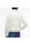 Tommy Hilfiger Mens Off-White Essential Fleece 1/4 Zip