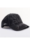 Ed Hardy Mens Black Spiderweb 5 Panel Trucker Cap