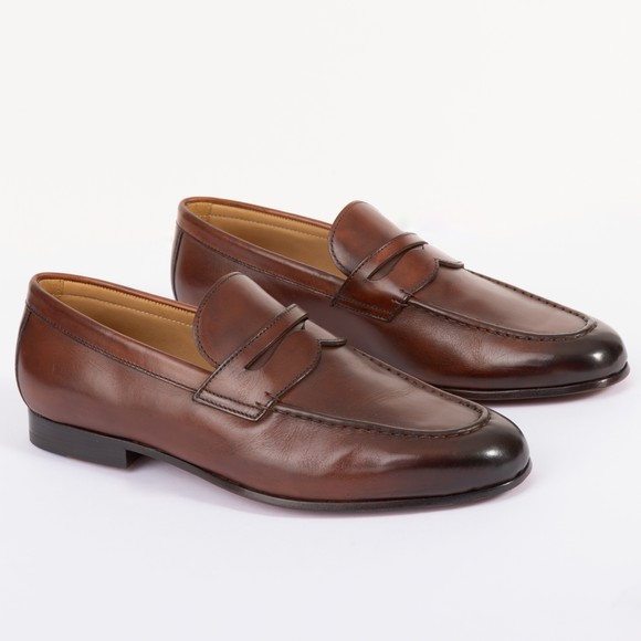 Barker Mens Brown Sawyer Loafer main image