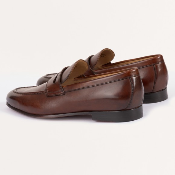 Barker Mens Brown Sawyer Loafer main image