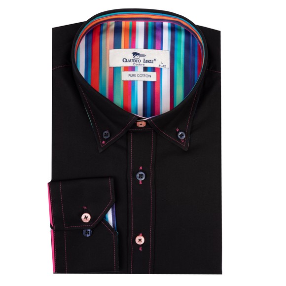Rainbow Trim Shirt