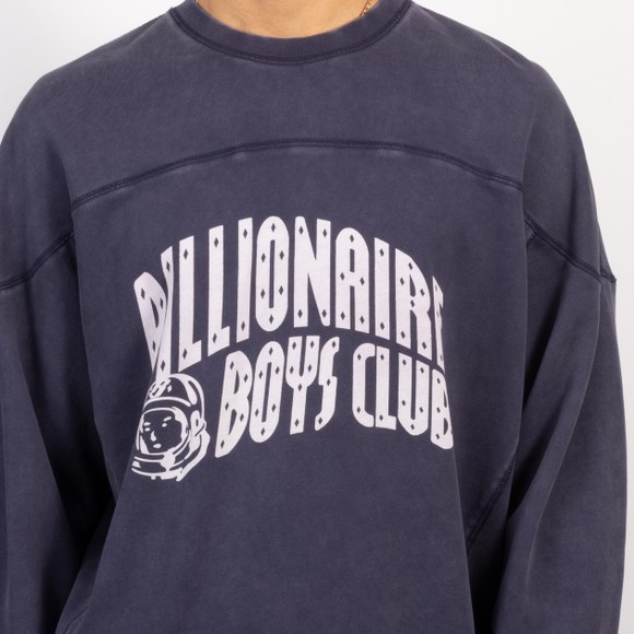 Billionaire Boys Club Mens Blue Washed Arch Logo Sweatshirt #3