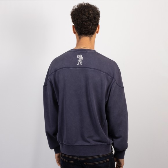 Billionaire Boys Club Mens Blue Washed Arch Logo Sweatshirt #4