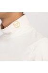 Sergio Tacchini Mens Off-White Edward Roll Neck Top