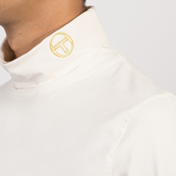Sergio Tacchini Mens Off-White Edward Roll Neck Top main image