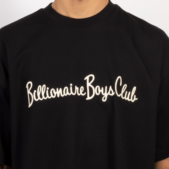 Billionaire Boys Club Mens Black Signature Oversized T-Shirt #3