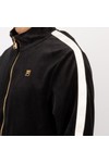 Fila Mens Black Bosco Velour Track Top