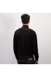Fila Mens Black Bosco Velour Track Top