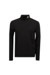 Sergio Tacchini Mens Black Edward Roll Neck Top