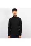 Sergio Tacchini Mens Black Edward Roll Neck Top