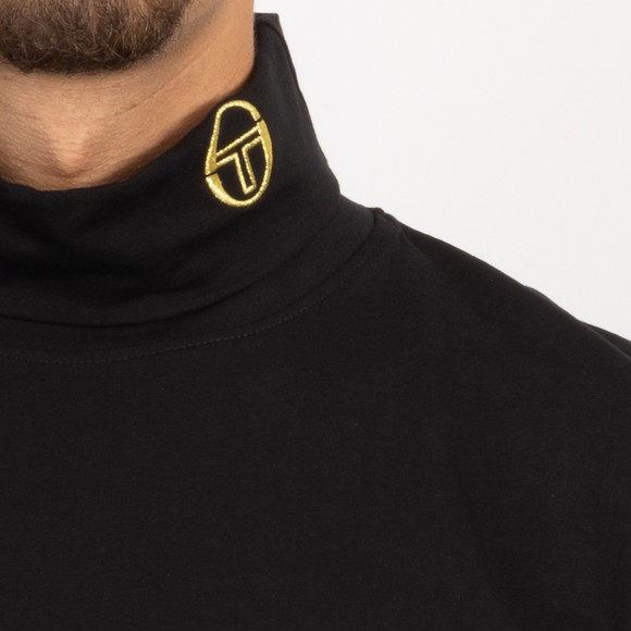 Sergio Tacchini Mens Black Edward Roll Neck Top main image