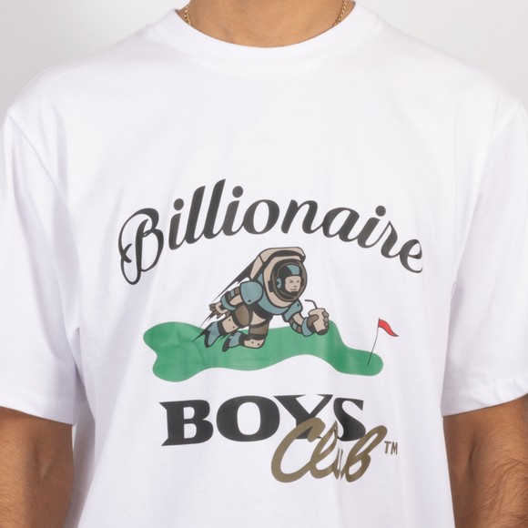 Billionaire Boys Club Mens White Astro Golf Club T-Shirt #3