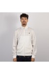 Fila Mens White Regan Printed Check Track Jacket